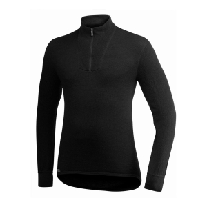 Woolpower Zip Turtleneck 400 Masculino Preto