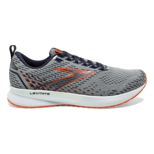 Brooks running Levitate 5 Masculino Cinzento claro