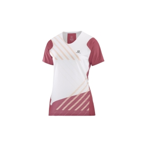 Salomon T-Shirt Sense Aero Short Sleeve Tee Femme Fuchsia
