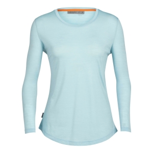 Icebreaker Sphere II Long Sleeve Tee Vrouw Hemelsblauw