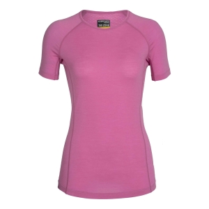 Icebreaker 150 Zone Short Sleeve Crewe Man Pink