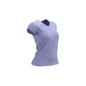 Compressport Performance Short Sleeve Tshirt Femenino Lila