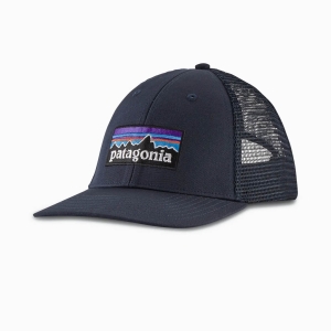 Patagonia P-6 Logo LoPro Trucker Hat Homme Bleu marine