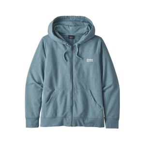 Patagonia Pastel P-6 Label Ahnya Full-Zip Hoodie Frau Blau