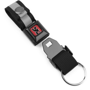 Chrome MINI BUCKLE KEY CHAIN Black Nero