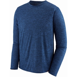 Patagonia Long Sleeve Cap Cool Daily Shirt Men Blue
