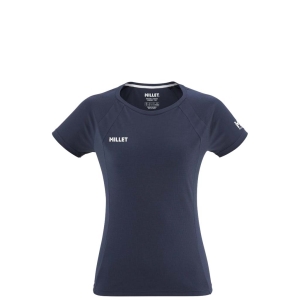 Millet Fusion Tee-shirt Short Sleeve Femme Bleu
