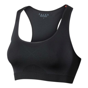 Falke Bra-Top Madison (Low Support) Vrouw Zwart