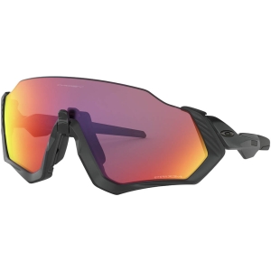 Oakley FLIGHT JACKET Black Prizm Road Red Mattschwarz