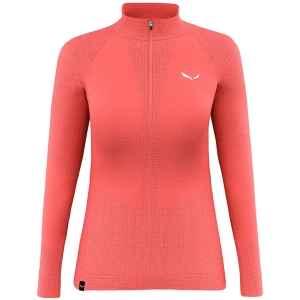 Salewa Zebruedarm Amr 1/2 Zip Shirt Femenino Rosa