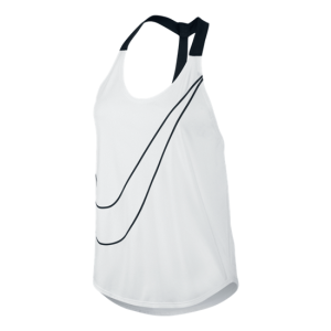 Nike Elastika Graphic Tank Femme Blanc