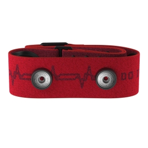 Polar Pro Chest Strap Text Red M-XXL Rouge