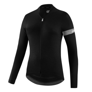 Dotout Block Long Sleeve W Jersey black Vrouw Zwart