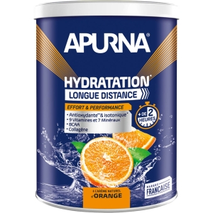 Apurna Boisson hydratation longue distance Orange Pot 500g    Mixte 