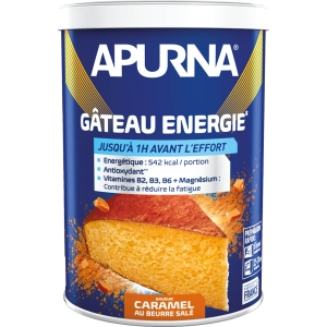 Apurna Gâteau Energie Caramel Beurré Salé - Pot 400 g Bleu