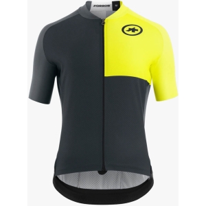 Assos MILLE GT Jersey C2 EVO Stahlstern Optic Yellow Masculino Preto