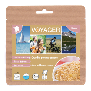 Voyager Crumble pomme-banane 80G 