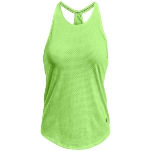 Under Armour Streaker Tank Femenino Verde fluorescente