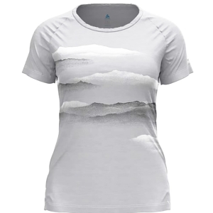 Odlo T-Shirt Short Sleeve Crew Neck Concord Mountain Print Feminino 