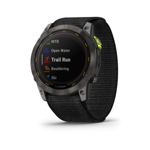 Garmin Enduro 2 Sapphire Solar Titane Carbon Gray DLC avec bracelet nylon Ult 