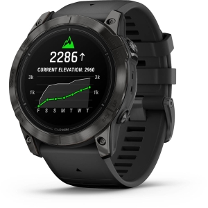 Garmin Epix Pro Gen.2 51mm Sapphire Titane Carbon Gray DLC (Bracelet noir) Noir