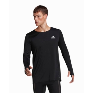 Adidas Fast Long Sleeve Uomo Nero