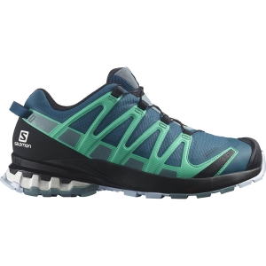 Salomon XA Pro 3D V8 Gore-Tex Femenino Azul y verde