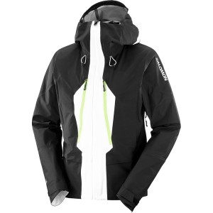 Salomon Mountain Gore-Tex 3L Jacket Men White and black