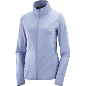 Salomon Outrack Full Zip Mid Feminino Azul