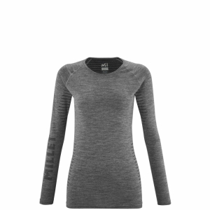 Millet DrynamIcon Warm Long Sleeve Shirt Femme Gris