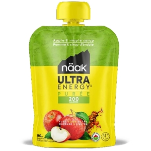 Naak Purée Ultra Energy (90g) - Pomme & Sirop d'Érable Jaune