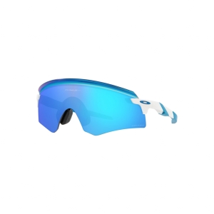 Oakley ENCODER White Prizm Sapphire Gemischt Weiß