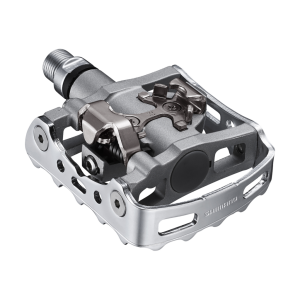 Shimano Pédales VTT M324 - Cales Argent Mixte 