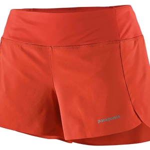 Patagonia Strider Pro Short - 3 1/2 In. Vrouw Rood