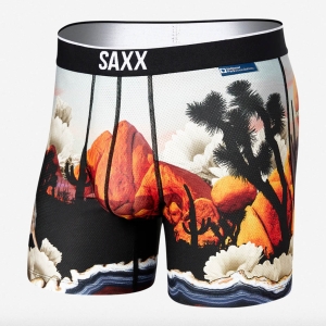 Saxx Volt Breathable Mesh Boxer Brief Masculino