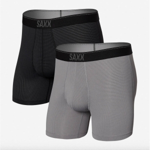 Saxx Quest Quick Dry Mesh Boxer Brief Fly 2Pk Mann