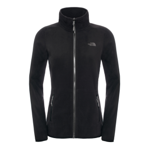 The North Face 100 Glacier Full Zip Frau Schwarz