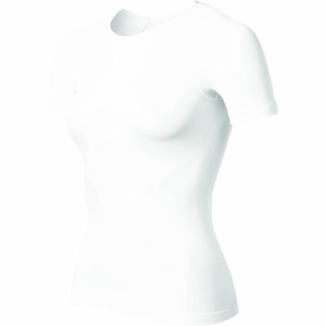 Odlo T-Shirt Manches Courtes Evolution Femme Blanc