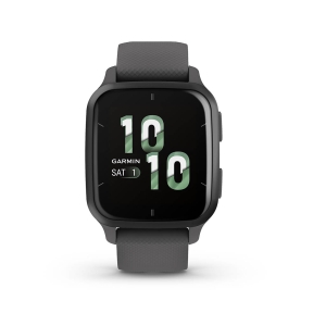 Garmin Venu SQ 2. Gray avec bracelet noir Cinzento