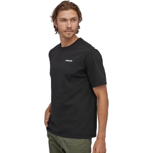 Patagonia P-6 Logo Responsibili-Tee Mann Schwarz