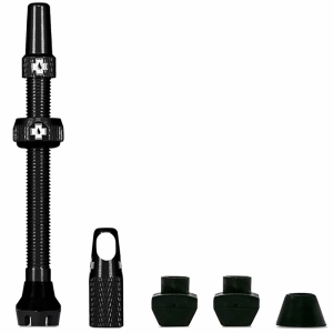 Muc-Off Kit de valves tubeless V2 (paire) 60mm Black Negro