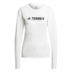 Adidas Terrex Primeblue Trail Long Sleeve T-Shirt Vrouw Wit