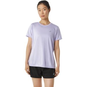 Asics Core Short Sleeve Top Femme Mauve