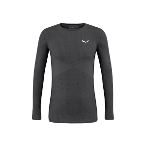 Salewa Zebru Med Warm Amr Long Sleeve Tee Hombre Negro