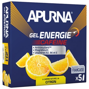 Apurna Gel Energie Citron  - Etui 5 x 35g -2h defforts 