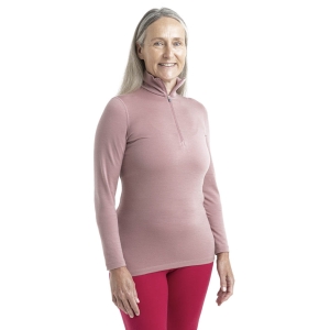 Icebreaker 200 Oasis Long Sleeve Crewe Frau Rose