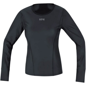 Gore Wear Gore Windstopper Base Layer Long Sleeve Shirt Femenino Negro