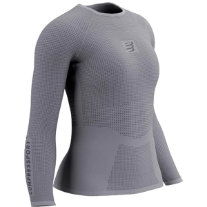 Compressport On/Off Base Layer Long Sleeve Top Femminile Grigio