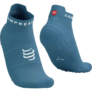 Compressport Pro Racing Socks V4.0 Run Low Bleu
