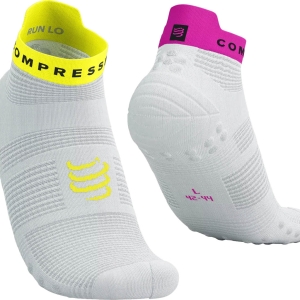 Compressport Pro Racing Socks V4.0 Run Low White